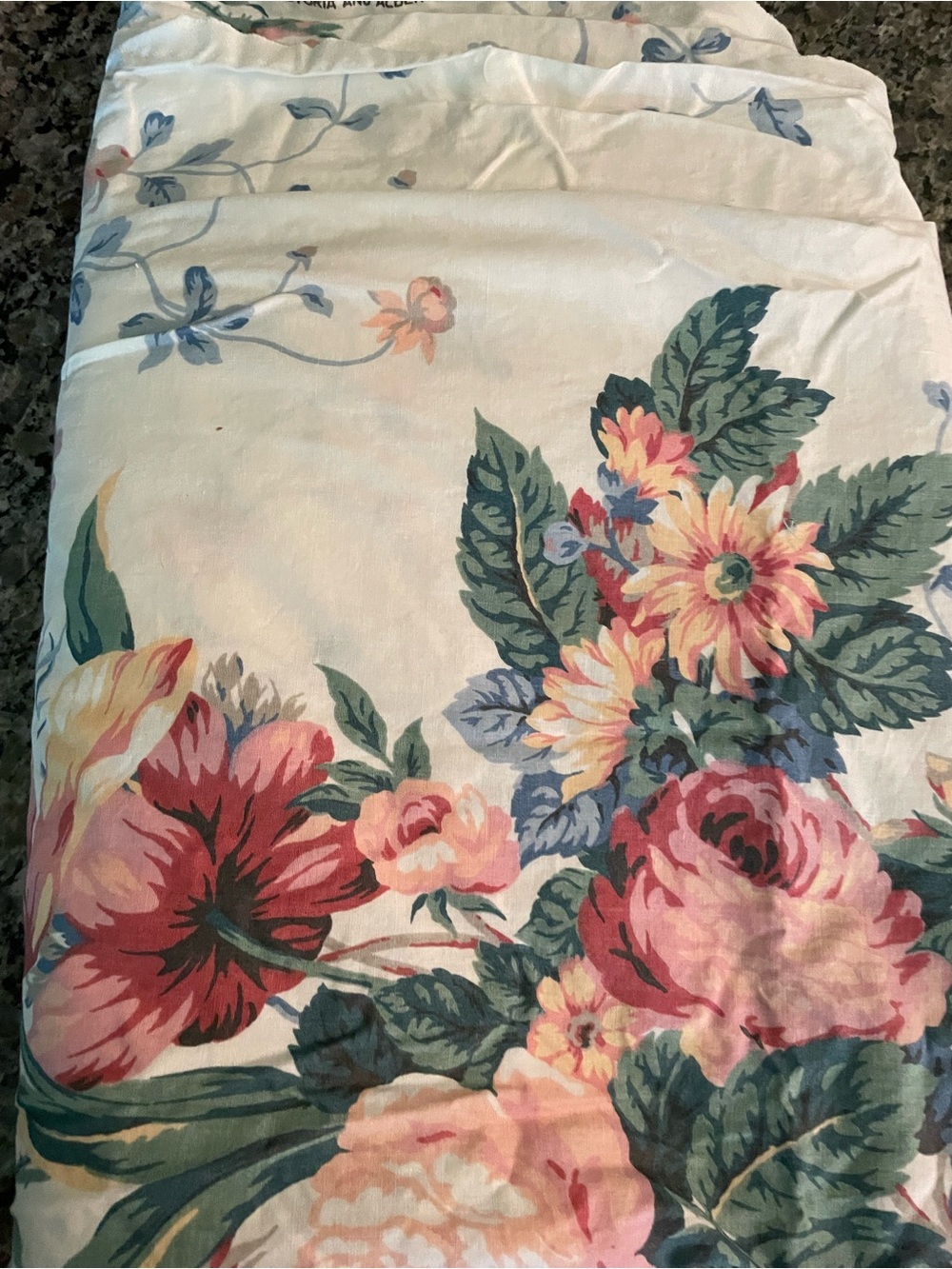 Floral fabric approximately 4 yards